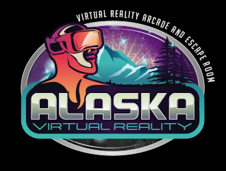 Alaska Virtual Reality logo design by THOR_