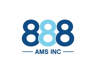 888AMS INC. logo design by zakdesign700