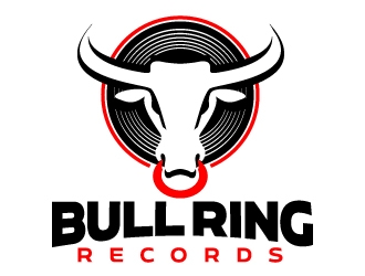 Bull Ring Records logo design by jaize