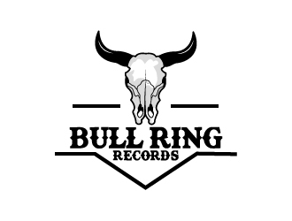 Bull Ring Records logo design by cybil