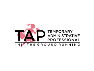 TAP (Temporary Administrative Professional) logo design by ammad