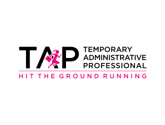 TAP (Temporary Administrative Professional) logo design by ammad
