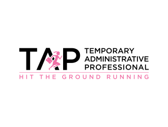 TAP (Temporary Administrative Professional) logo design by ammad