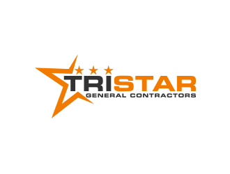 TriStar General Contractors  logo design by Inlogoz