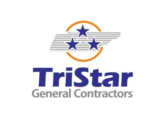 TriStar General Contractors  logo design by YONK