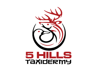 5 Hills Taxidermy  logo design by tec343
