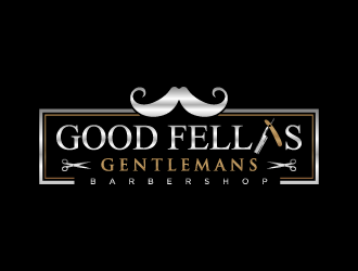 Good Fellas Gentlemans Barbershop logo design by torresace