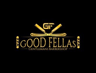 Good Fellas Gentlemans Barbershop logo design by MRANTASI