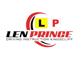 Len Prince Driving Instruction Kingscliff logo design by fawadyk