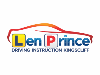 Len Prince Driving Instruction Kingscliff logo design by Realistis