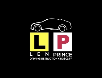 Len Prince Driving Instruction Kingscliff logo design by dibyo