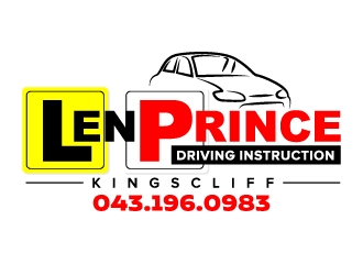 Len Prince Driving Instruction Kingscliff logo design by jaize