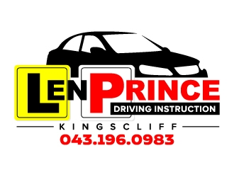 Len Prince Driving Instruction Kingscliff logo design by jaize