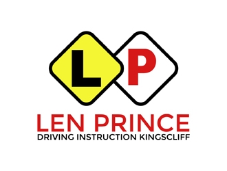 Len Prince Driving Instruction Kingscliff logo design by neonlamp