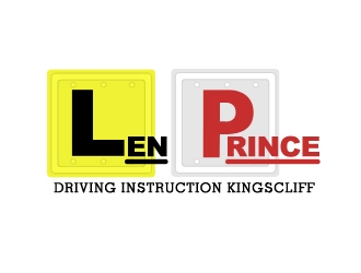 Len Prince Driving Instruction Kingscliff logo design by Vickyjames