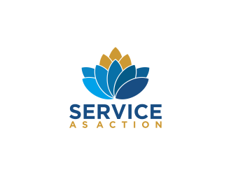 Service as Action logo design by Shina