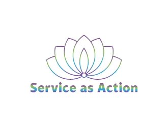 Service as Action logo design by dhika
