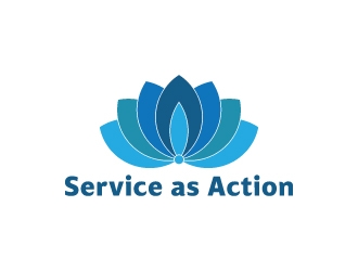 Service as Action logo design by dhika