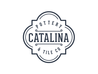 Catalina Pottery &amp; Tile Co.  logo design by keylogo