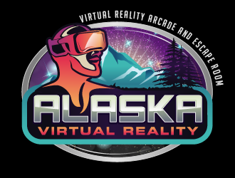 Alaska Virtual Reality logo design by THOR_