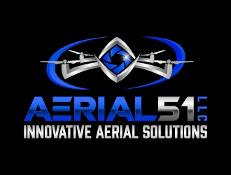 Aerial 51 LLC logo design by akilis13
