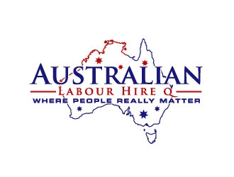 Australian Labour Hire q logo design by 35mm