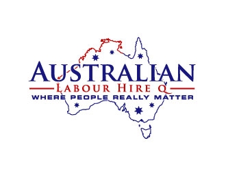 Australian Labour Hire q logo design by 35mm