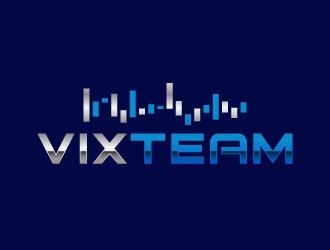 VIX TEAM logo design by akilis13