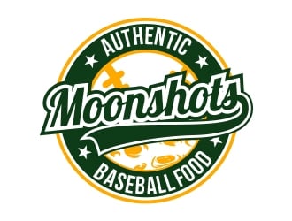 Moonshots logo design by MarkindDesign