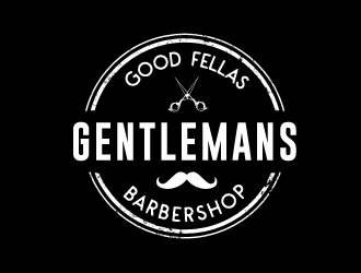 Good Fellas Gentlemans Barbershop logo design by Vickyjames