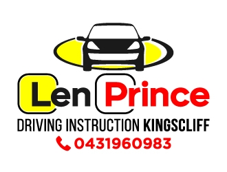Len Prince Driving Instruction Kingscliff logo design by akilis13