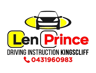 Len Prince Driving Instruction Kingscliff logo design by akilis13