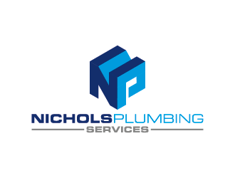 Nichols Plumbing Services logo design by mhala