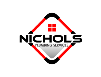 Nichols Plumbing Services logo design by giphone