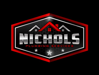 Nichols Plumbing Services logo design by pencilhand
