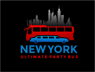 NEW YORK ULTIMATE PARTY BUS  logo design by Girly