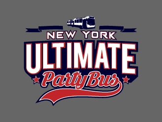 NEW YORK ULTIMATE PARTY BUS  logo design by KHAI