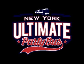 NEW YORK ULTIMATE PARTY BUS  logo design by KHAI
