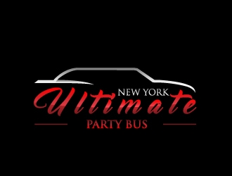 NEW YORK ULTIMATE PARTY BUS  logo design by samuraiXcreations