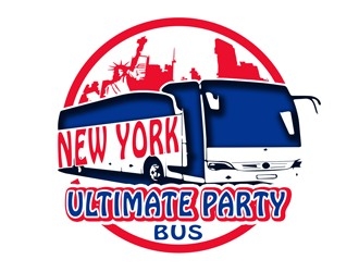 NEW YORK ULTIMATE PARTY BUS  logo design by bougalla005
