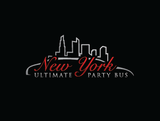 NEW YORK ULTIMATE PARTY BUS  logo design by fajarriza12