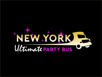 NEW YORK ULTIMATE PARTY BUS  logo design by serprimero