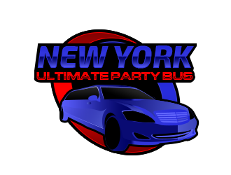NEW YORK ULTIMATE PARTY BUS  logo design by Sarathi99