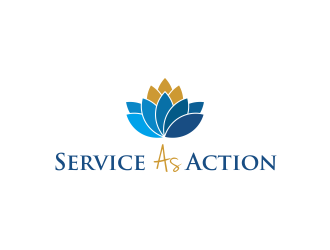 Service as Action logo design by ammad