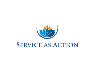 Service as Action logo design by ammad