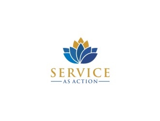 Service as Action logo design by bricton