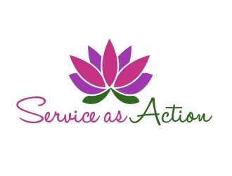 Service as Action logo design by shravya