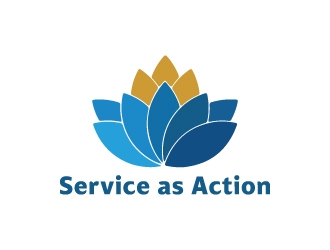 Service as Action logo design by dhika