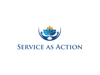 Service as Action logo design by ammad