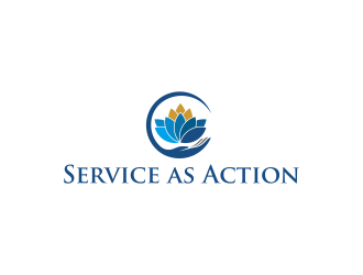 Service as Action logo design by ammad